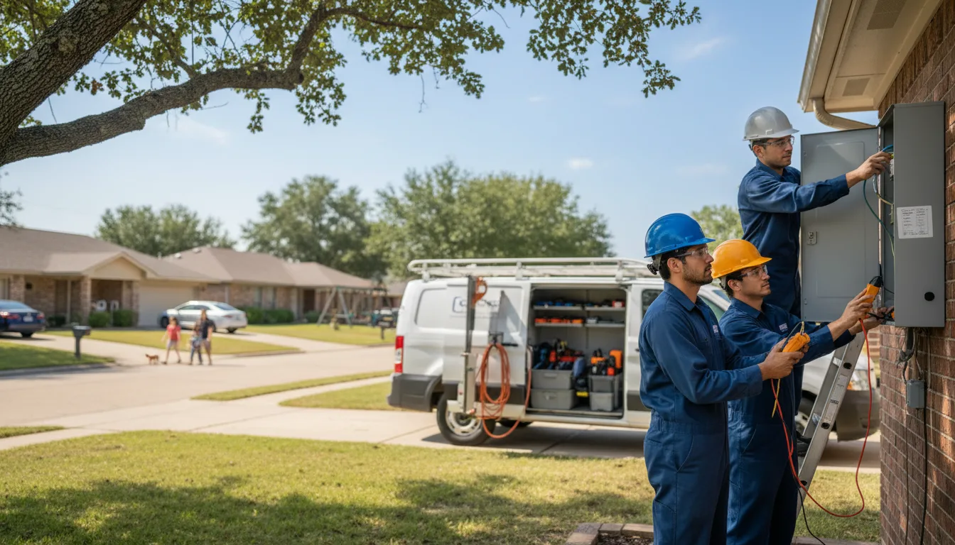 Certified electrician providing emergency electrical services in Venus, FL